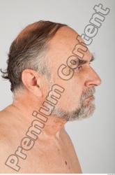 Head Man White Average Wrinkles Male Studio Poses